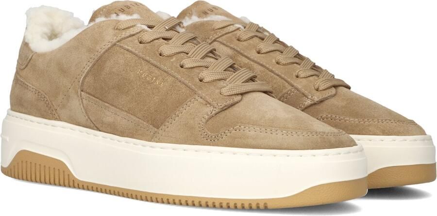 NUBIKK Lage Sneakers Dames Basket Teddy Suède Cognac - Foto 2