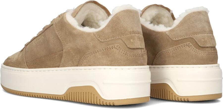 NUBIKK Lage Sneakers Dames Basket Teddy Suède Cognac - Foto 3