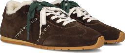 NUBIKK Lage Sneakers Dames Billy Lou Fur Ii Suède Bruin