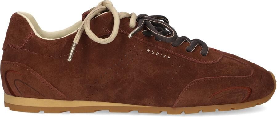 NUBIKK Lage Sneakers Dames Billy Lou Ii Suède Bruin - Foto 5