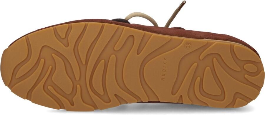 NUBIKK Lage Sneakers Dames Billy Lou Ii Suède Bruin - Foto 4