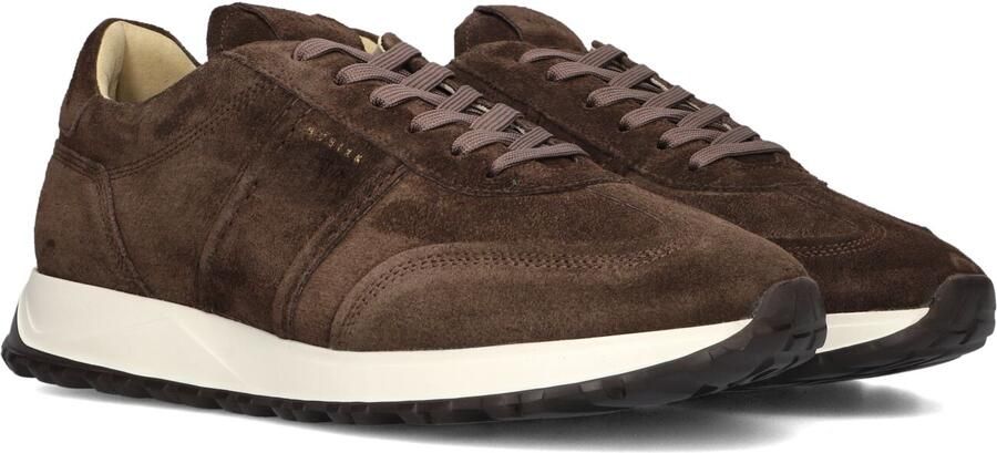 NUBIKK Lage Sneakers Heren Glen Hendrix Suède Bruin