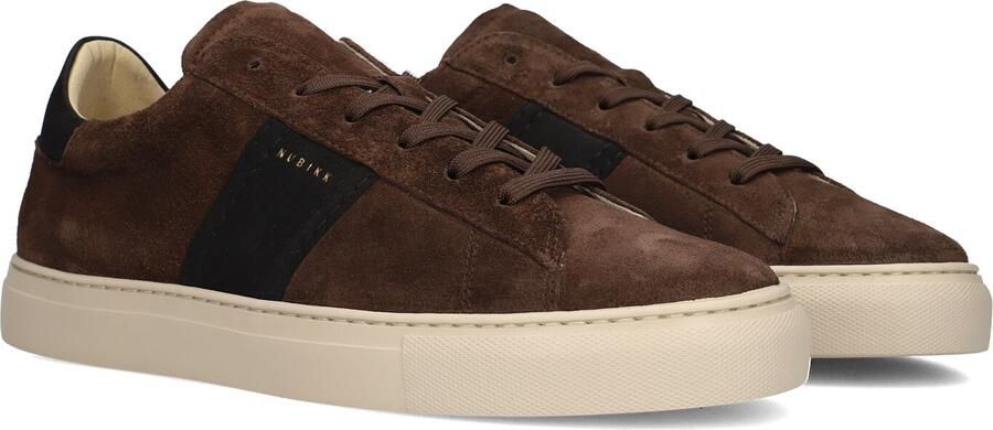 NUBIKK Lage Sneakers Heren Jase Morris Suède Bruin