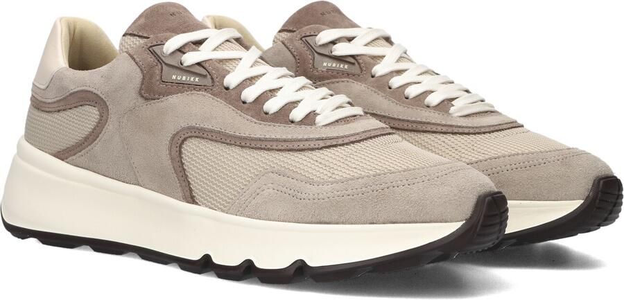 NUBIKK Lage Sneakers Heren Luca Noa Men Suède Taupe