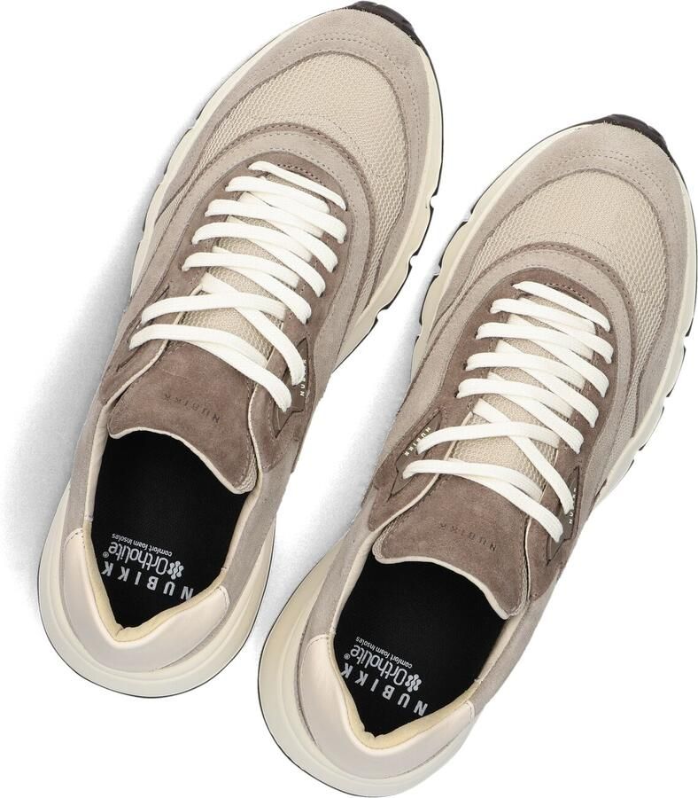 NUBIKK Lage Sneakers Heren Luca Noa Men Suède Taupe - Foto 4