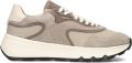 NUBIKK Lage Sneakers Heren Luca Noa Men Suède Taupe - Bruin