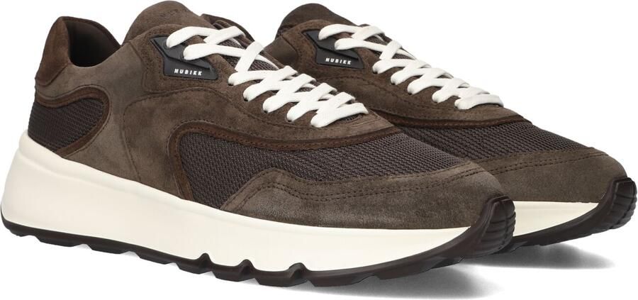 NUBIKK Lage Sneakers Heren Luca Noa Men Suède Taupe