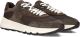 NUBIKK Lage Sneakers Heren Luca Noa Men Suède Taupe - Bruin