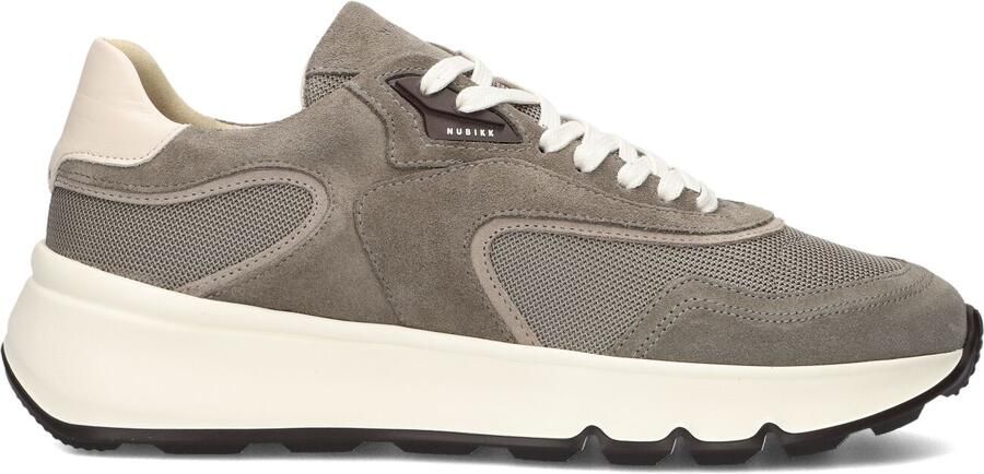 NUBIKK Lage Sneakers Heren Luca Noa Men Suède Taupe - Foto 3