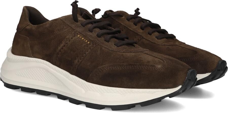 NUBIKK Lage Sneakers Heren Oberon Hendrix Suède Bruin