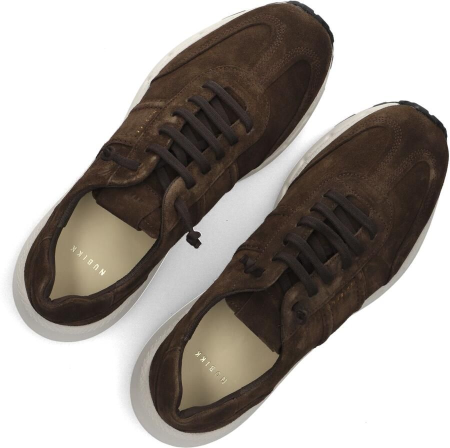 NUBIKK Lage Sneakers Heren Oberon Hendrix Suède Bruin - Foto 2
