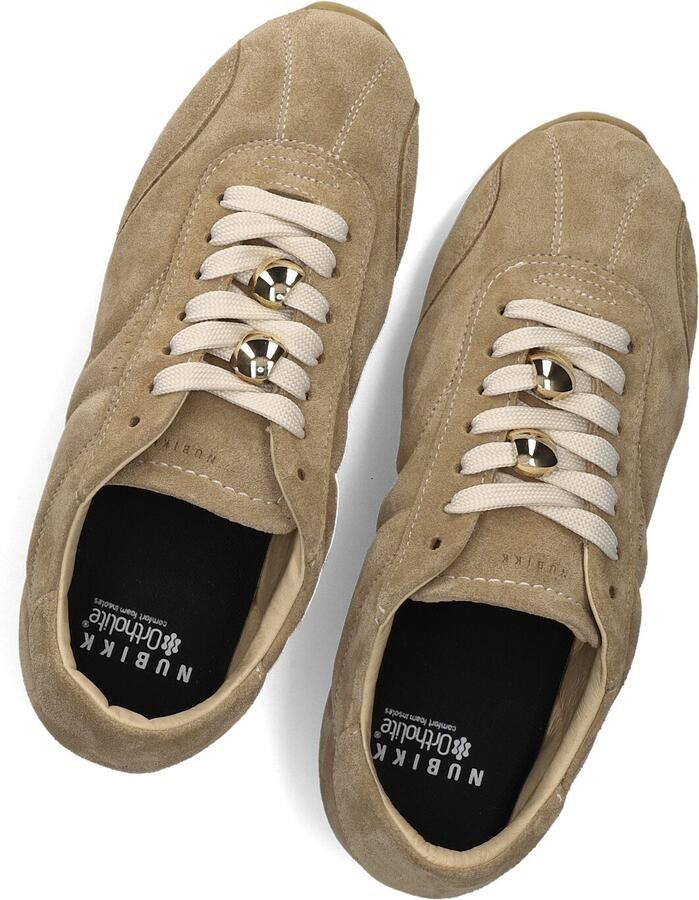 NUBIKK Lage Sneakers Dames Riley Rush Suède Camel - Foto 4