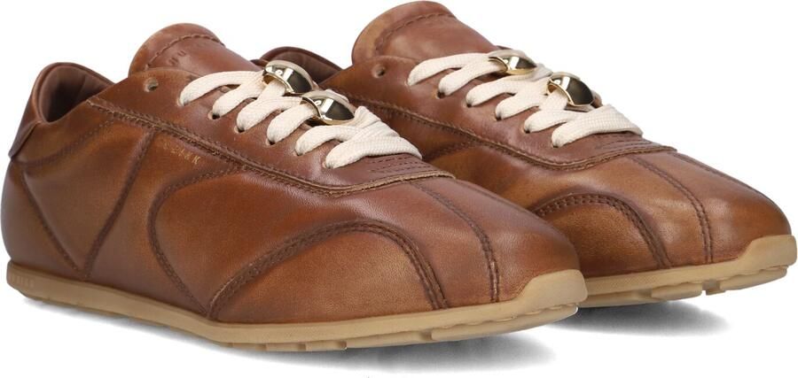 NUBIKK Lage Sneakers Dames Riley Rush Leer Bruin
