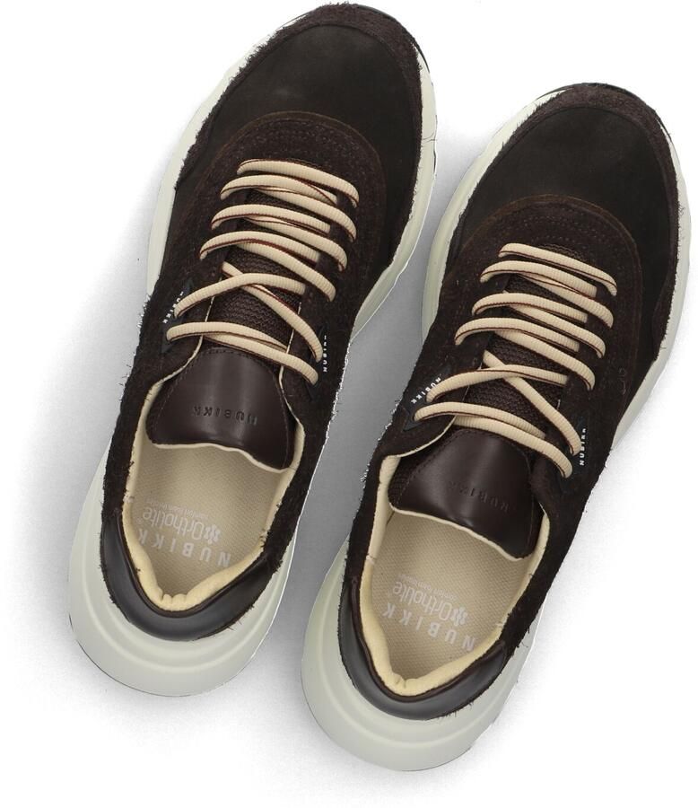 NUBIKK Lage Sneakers Dames Ross Zay Ponyhair Bruin - Foto 3