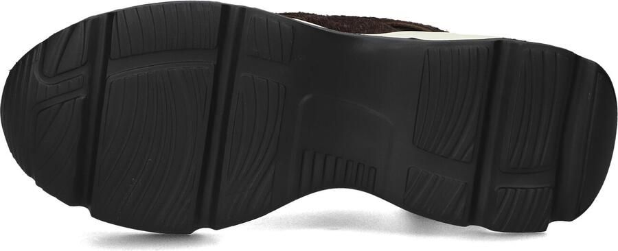 NUBIKK Lage Sneakers Dames Ross Zay Ponyhair Bruin - Foto 4