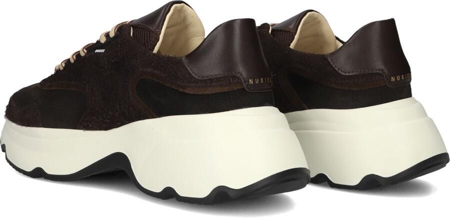 NUBIKK Lage Sneakers Dames Ross Zay Ponyhair Bruin - Foto 6