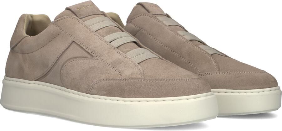 NUBIKK Lage Sneakers Heren Vick Ease Suède Taupe