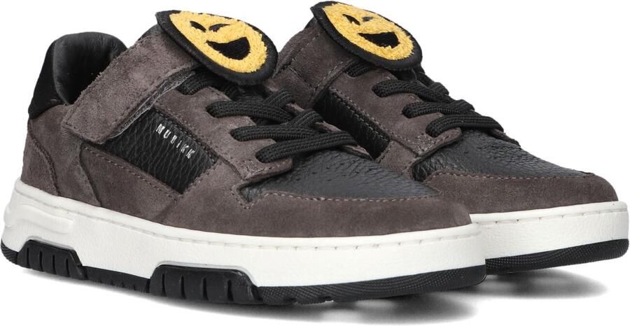 Nubikk Basket Court Jr suède sneakers grijs Jongens Suede Effen 33