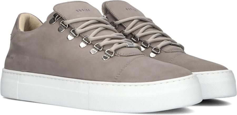 NUBIKK Lage Sneakers Heren Jagger Classic Nubuck Grijs