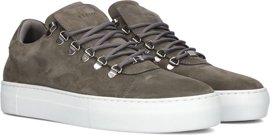 NUBIKK Lage Sneakers Heren Jagger Classic Nubuck Grijs