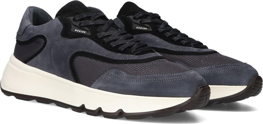 NUBIKK Lage Sneakers Heren Luca Noa Men Textiel Grijs