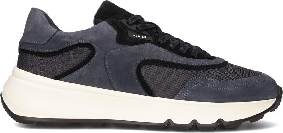 NUBIKK Lage Sneakers Heren Luca Noa Men Textiel Grijs