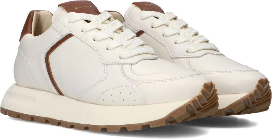 NUBIKK Lage Sneakers Dames Rose Nomad Leer Wit