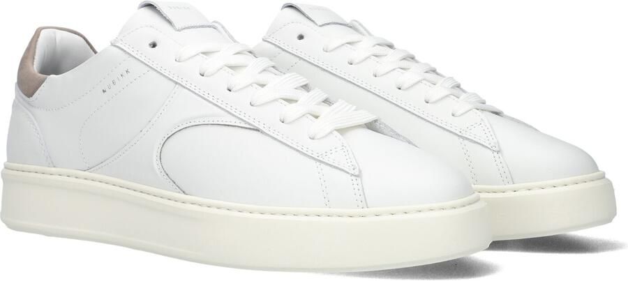 NUBIKK Lage Sneakers Heren Vic Cosmo Leer Wit