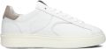 NUBIKK Lage Sneakers Heren Vic Cosmo Leer Wit - Wit