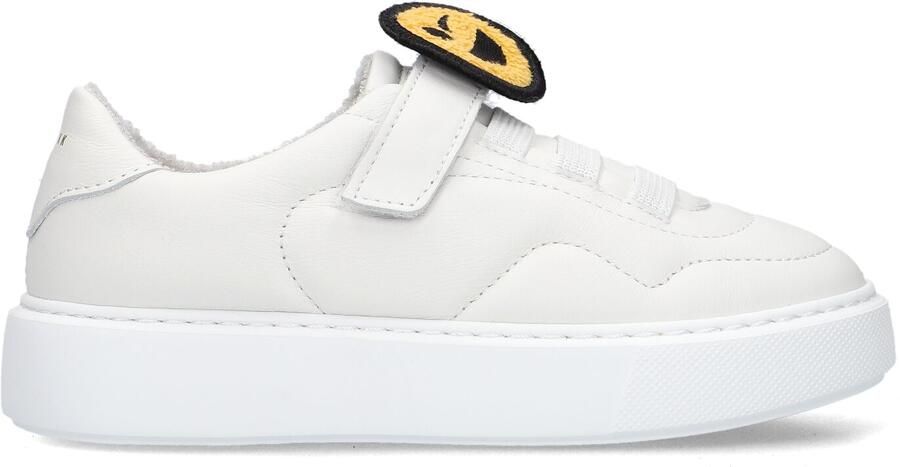 Nubikk Vince Rush K leren sneakers wit Leer Effen