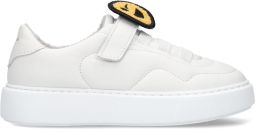 Nubikk Vince Rush K leren sneakers wit Leer Effen