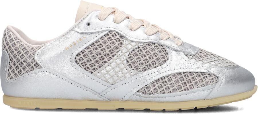 NUBIKK Lage Sneakers Dames Riley Morgan Mesh Zilver
