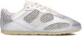 NUBIKK Lage Sneakers Dames Riley Morgan Mesh Zilver - Zilver