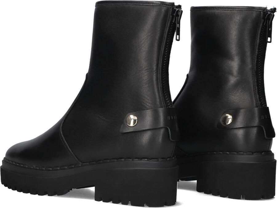 NUBIKK Enkelboots Dames Fae Leva Fur Maat: 38 Materiaal: Leer Kleur: Zwart - Foto 4