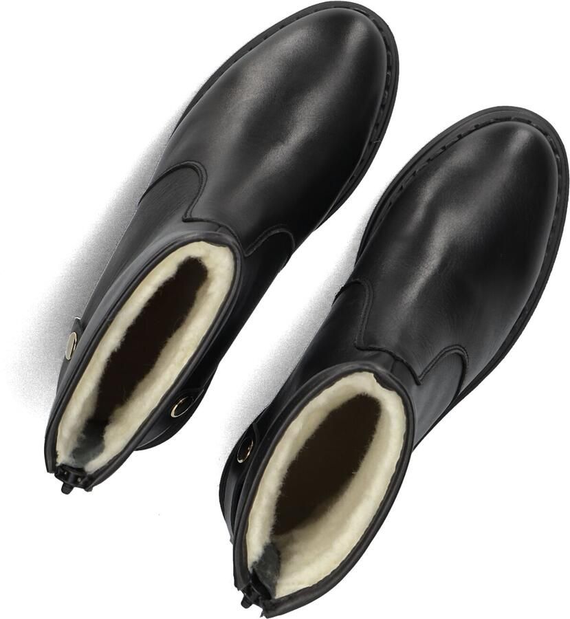 NUBIKK Enkelboots Dames Fae Leva Fur Maat: 38 Materiaal: Leer Kleur: Zwart - Foto 3