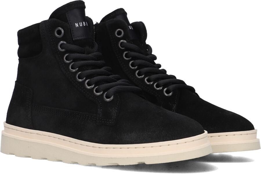 Nubikk Zwarte Hoge Sneaker Jonah Dune Jr