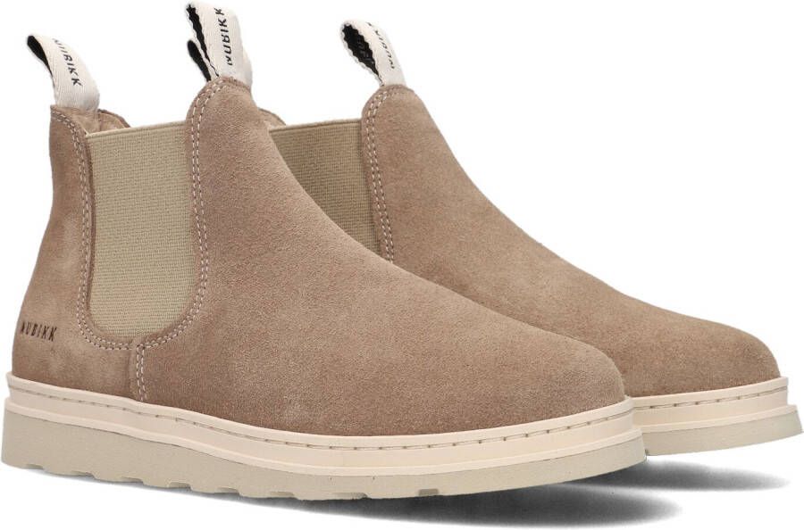 Nubikk Jonah Rai JR suède chelsea boots taupe Bruin Jongens Suede 28 - Foto 1