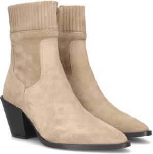Bruin Tinten Romee Rock Enkellaarsjes Enkelboots met rits Dames Taupe
