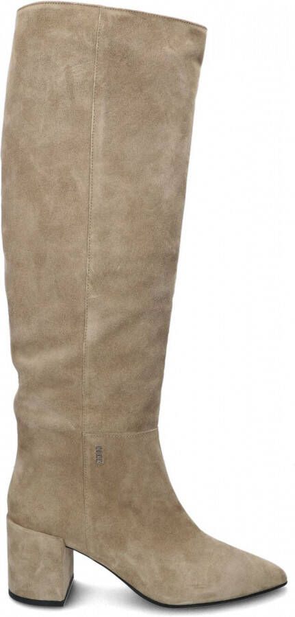 Nubikk Isa Bella Taupe Overknee Laarzen Beige Dames - Foto 2