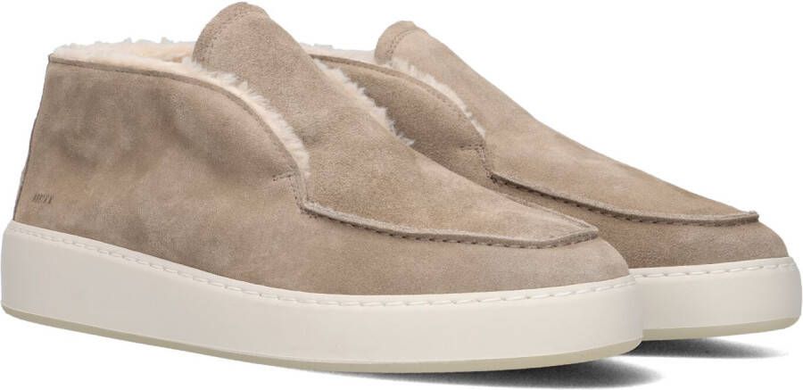 NUBIKK Instappers Heren Jiro Suo Fur Maat: 44 Materiaal: Suède Kleur: Taupe