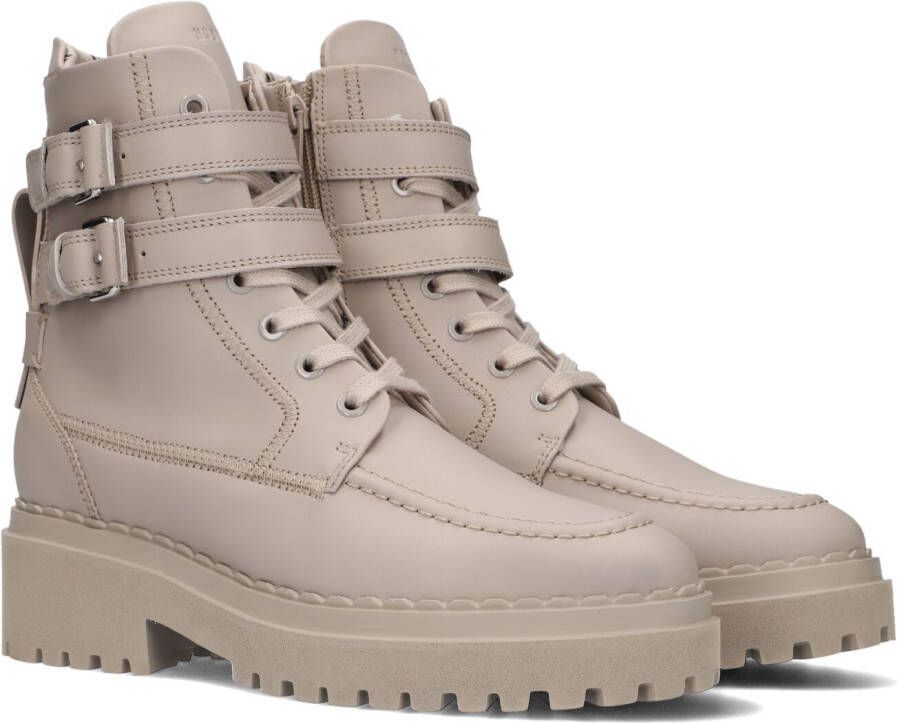 NUBIKK Veterboots Dames Fae Ruby Maat: 41 Materiaal: Leer Kleur: Taupe