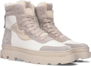 Nubikk Dames Monro Macy Fur Sneakers Wit