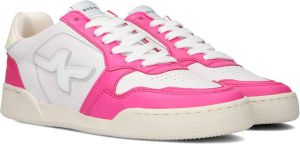 Nubikk Blueberry Pulse Leather White Red Sneakers