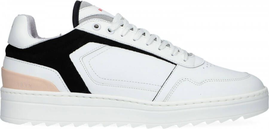 NUBIKK Lage Sneakers Heren Cliff Cane Maat: 46 Materiaal: Leer Kleur: Wit