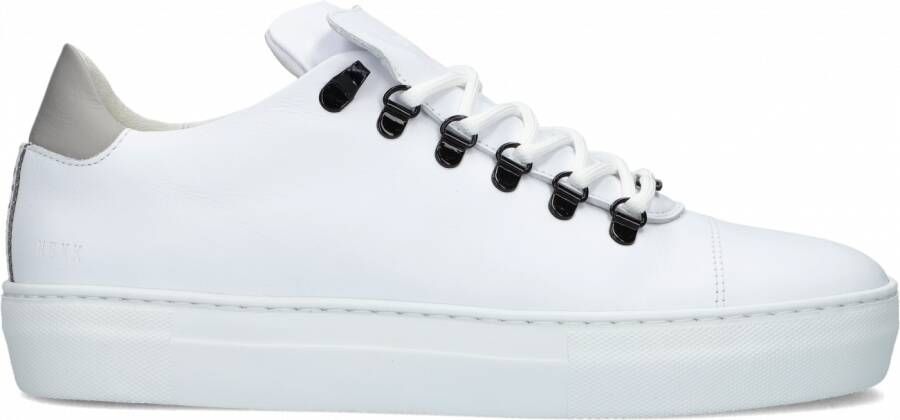 Nubikk Jagger classic white leather mu Wit maat 41 - Schoenen.nl