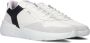 Nubikk Roque Road Wave Men White Leather Navy Lage sneakers - Thumbnail 1