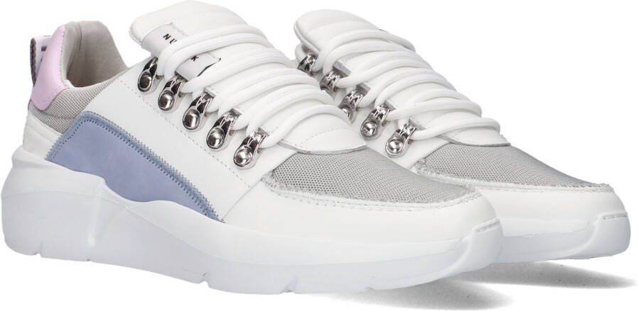 NUBIKK Lage Sneakers Dames Roque Roman Men Maat: 36 Materiaal: Leer Kleur: Wit