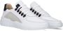 Nubikk Roque Roman Men White Black Leather Lage sneakers - Thumbnail 1