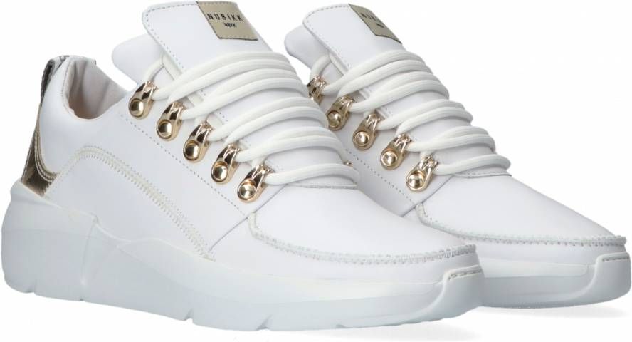 Nubikk Witte Lage Sneakers Roque Royal Dames