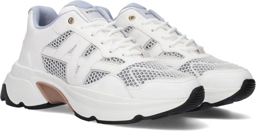 Nubikk Witte Lage Sneakers Ross Trek Edge Dames